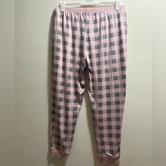 Cuddl Duds plaid pyjama pants sz L (pink/grey) - Picture 3 of 8